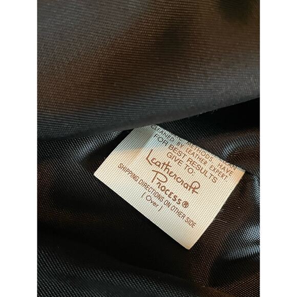 Patricia Wolf Vintage Gunmetal Metallic Leather Vest Medium - Picture 6 of 7